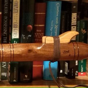 Low D walnut Native American style flute